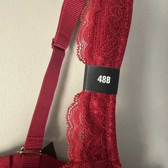 NWT Torrid Curve Red Lace Lightly Lined Balconette Bra - Picture 3 of 10